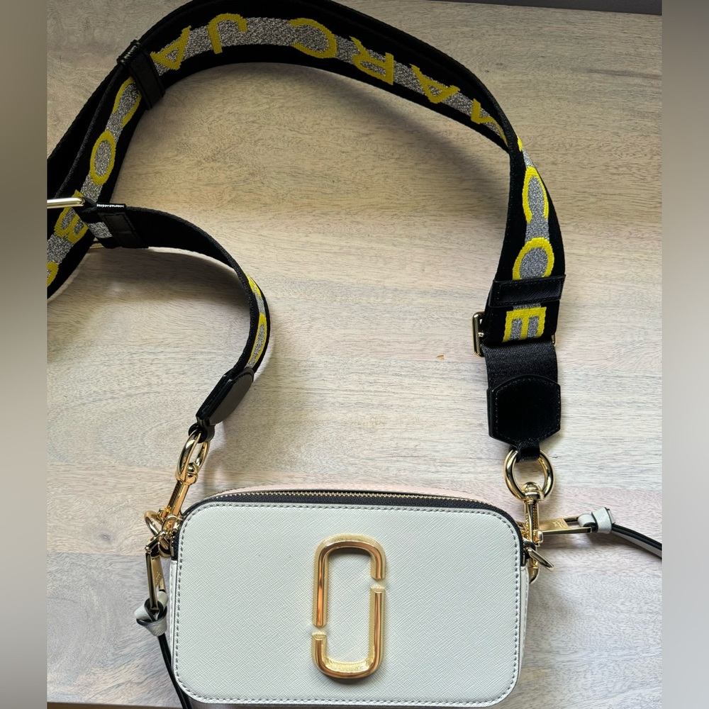 Marc Jacobs The Snapshot Leather Camera Bag Dust Multi